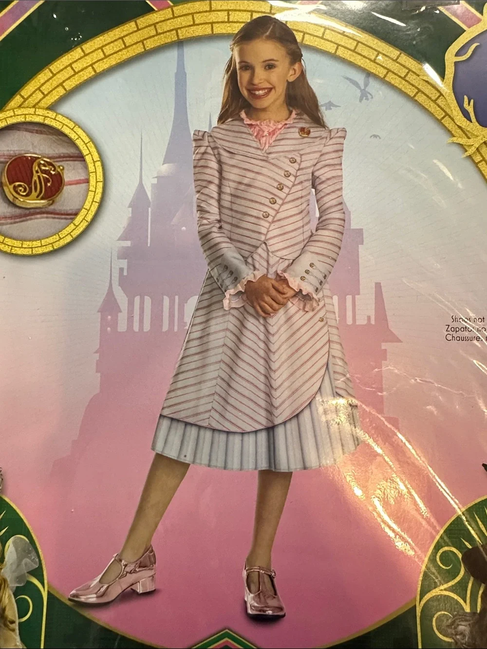 Glinda Shiz Child Costume NWT  Size M (7-8)